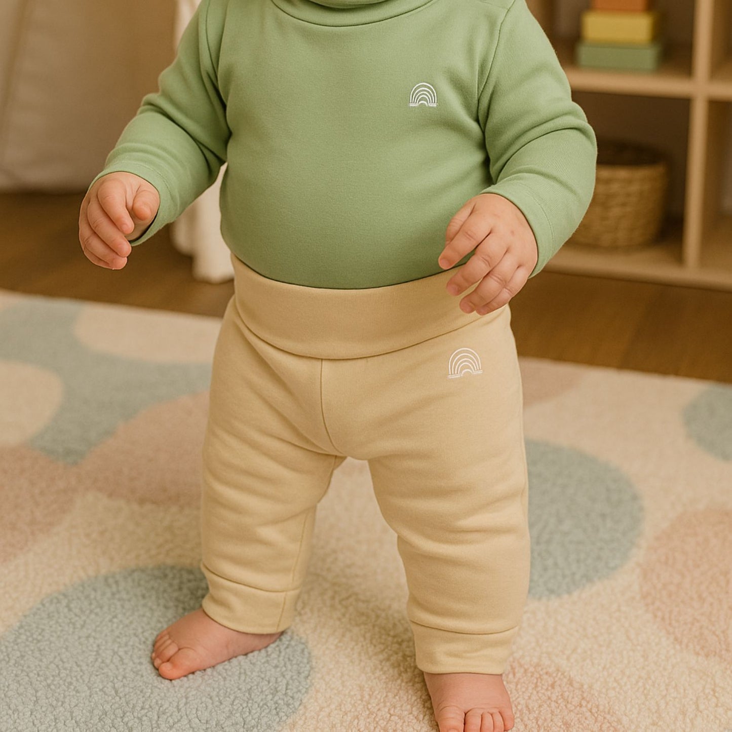 Pantalón Pretina Ancha con Puño