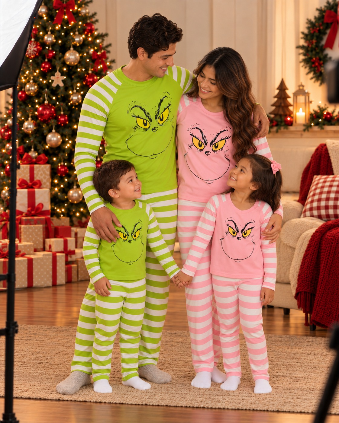 Pijama navideña de grinch - foto 1